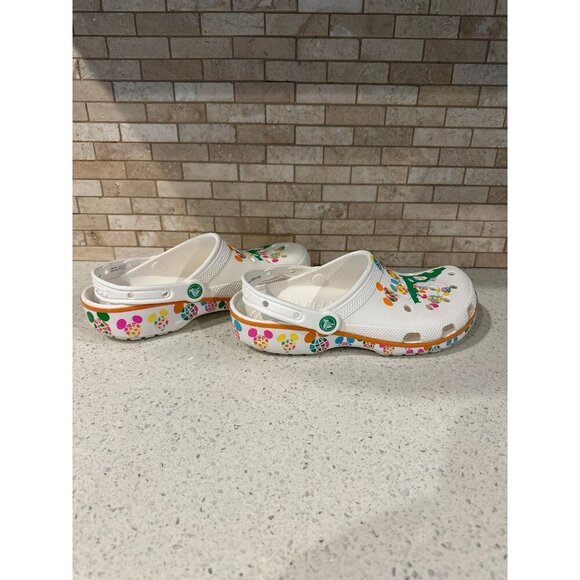 DISNEY PARKS CROCS Clogs Adult 50th Anniversary Vault Balloons Florida M7 W9 - Picture 4 of 6